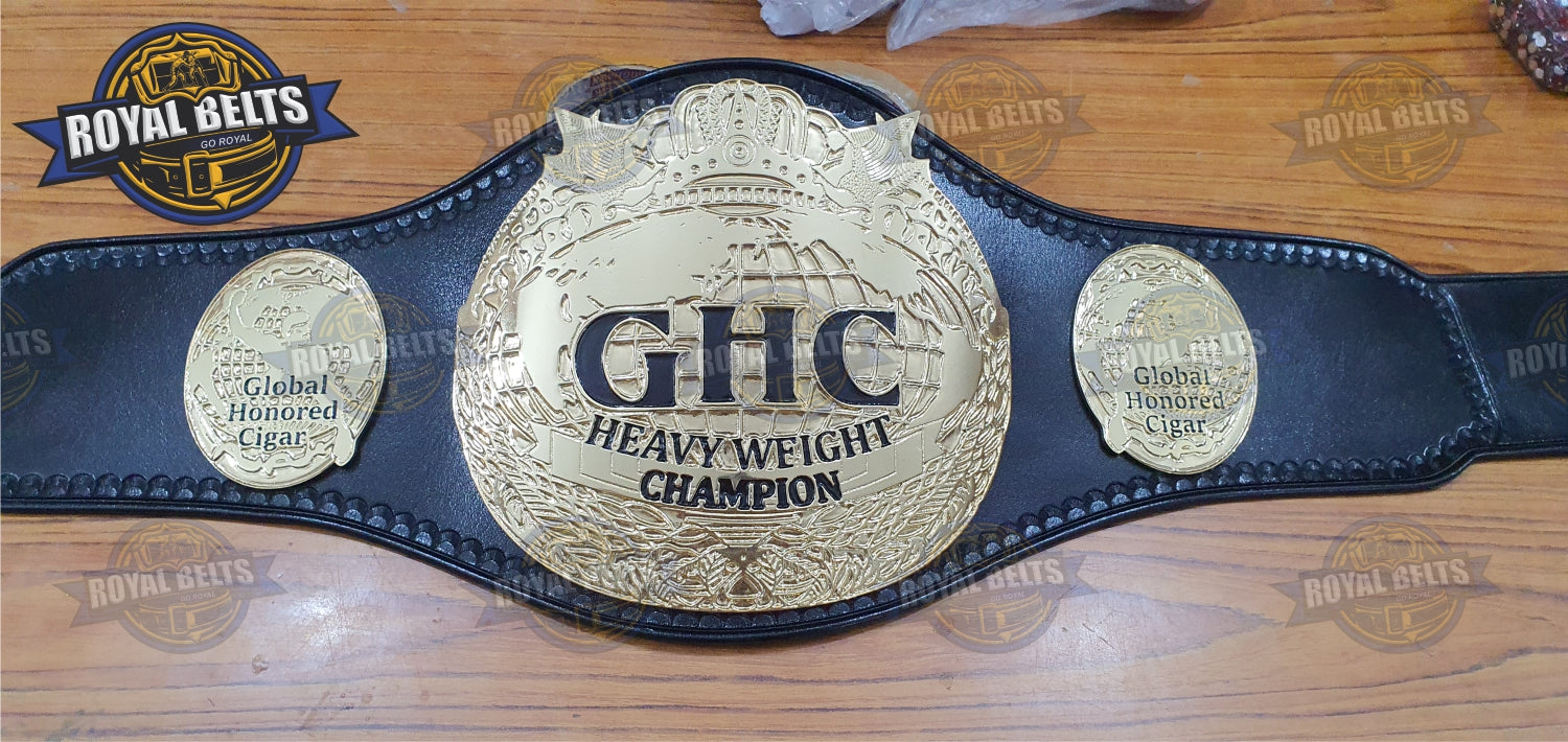 GHC Global Honored Cigar Wrestling Championship Title Belt - Royal Belts