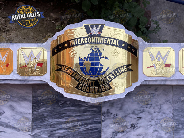 WWE Intercontinental Wrestling Championship Title Belt Brass Plated
