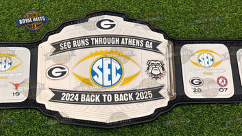Georgia Bulldog Championship Title Belt