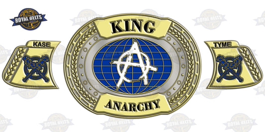 Custom Design Championship title Belt ideal for events and awards, dual plates