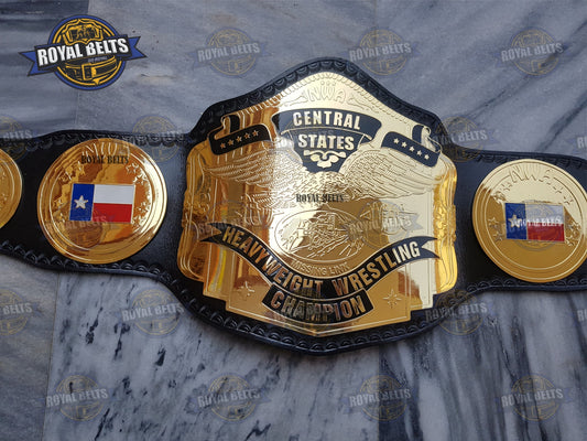 NWA Central States Wrestling Championship Belt - Royal Belts
