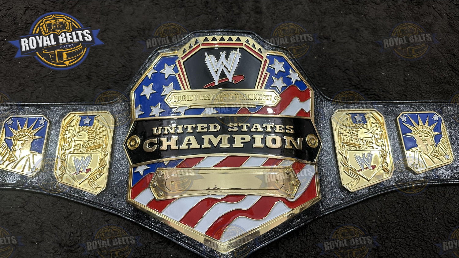 WWE United States Wrestling Championship Title belt HD CNC - Royal Belts