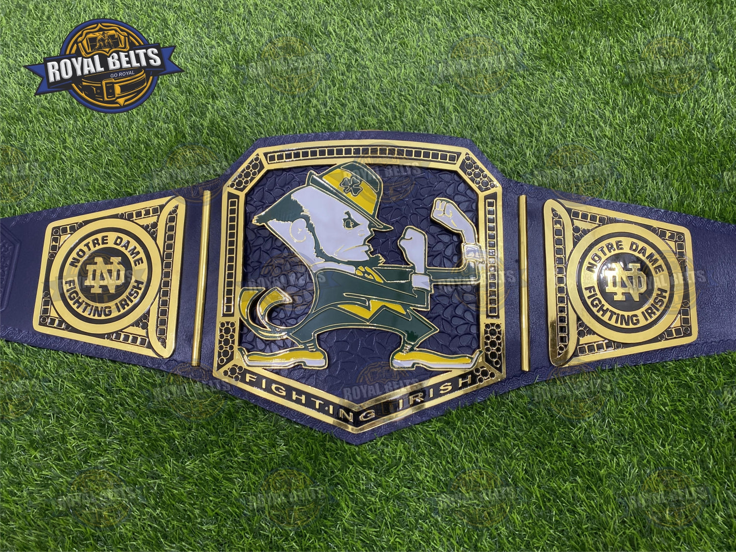 Notre Dame Fighting Irish Wrestling Championship Title Belt - Royal Belts