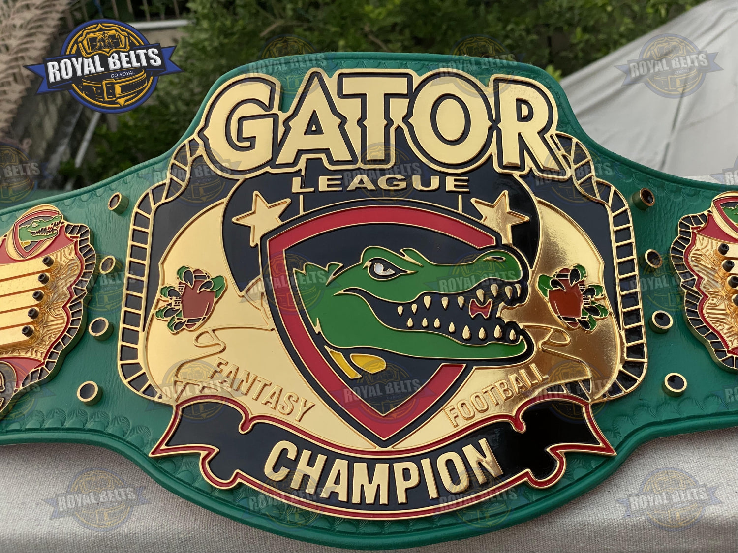 Florida Gators Fantasy Football National League Title Belt HD CNC - Royal Belts