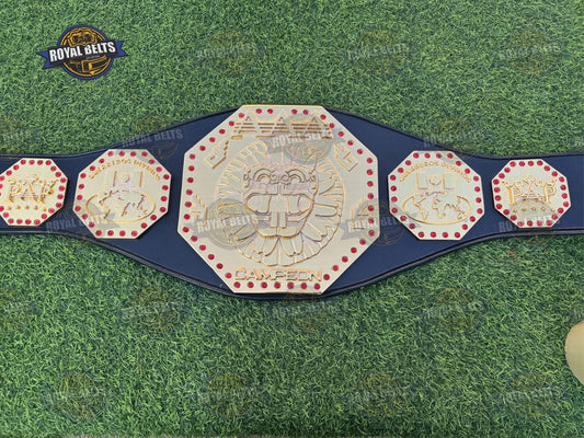 AAA Mexico Heavyweight wrestling title belt dye casted Manufacture by Royal Belts 