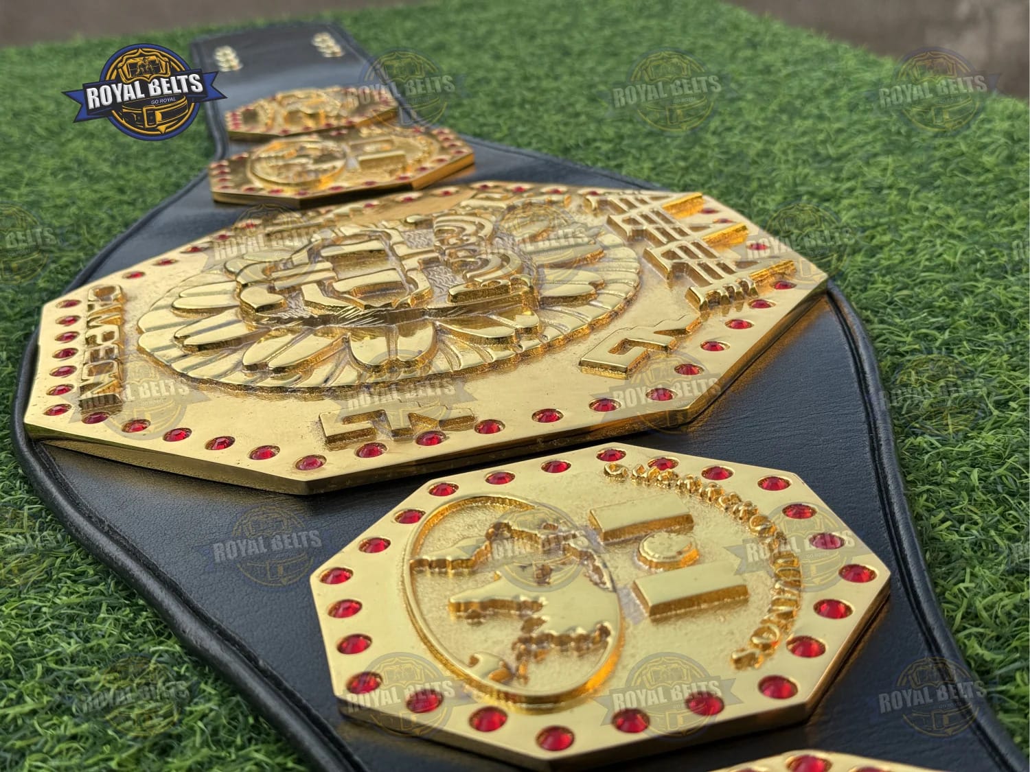 AAA Mexico Heavyweight wrestling championship belt premium