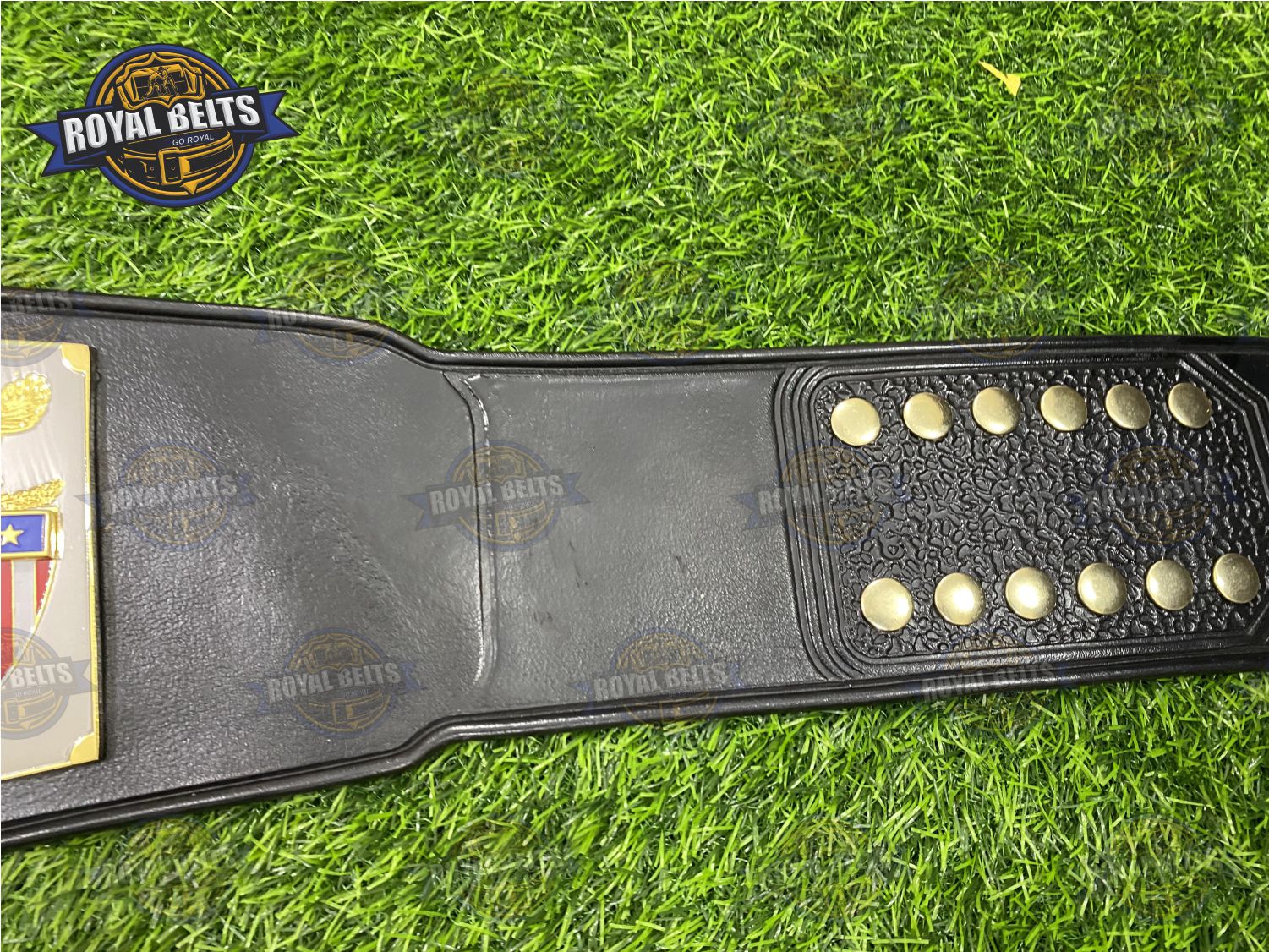 AWA World Title Belt Zinc Plated premium wrestling title belt