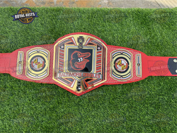 Baltimore Orioles championship title belt baseball collectible Crafted by Royal Belts 