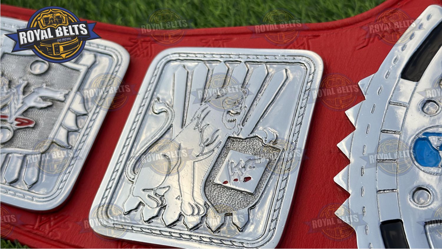 Big Eagle Scratch Logo Title Belt premium gold finish wrestling championship 