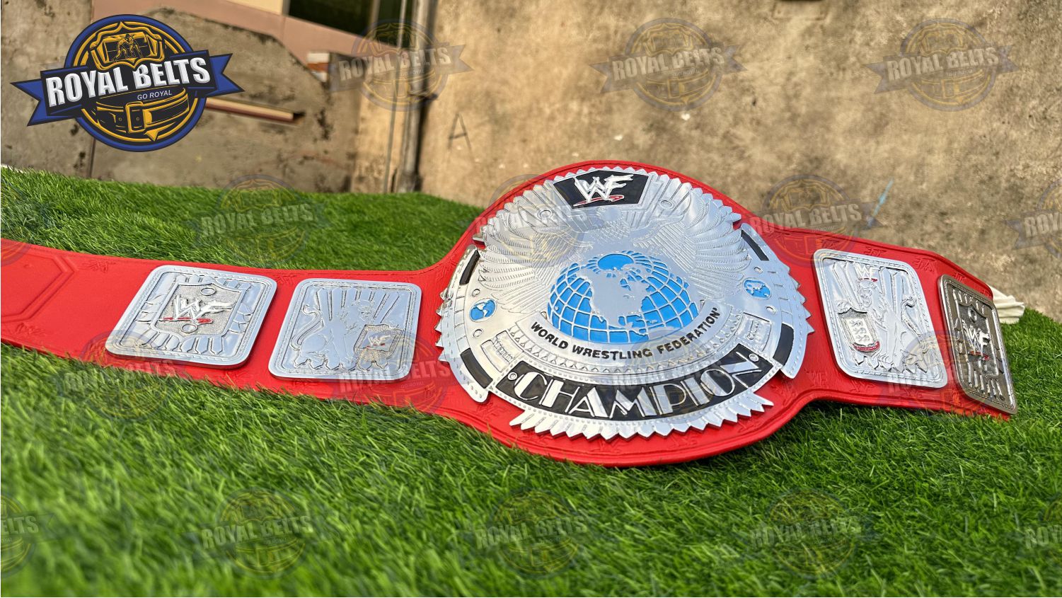 Big Eagle Scratch Logo Title Belt classic heavyweight championship style replica 