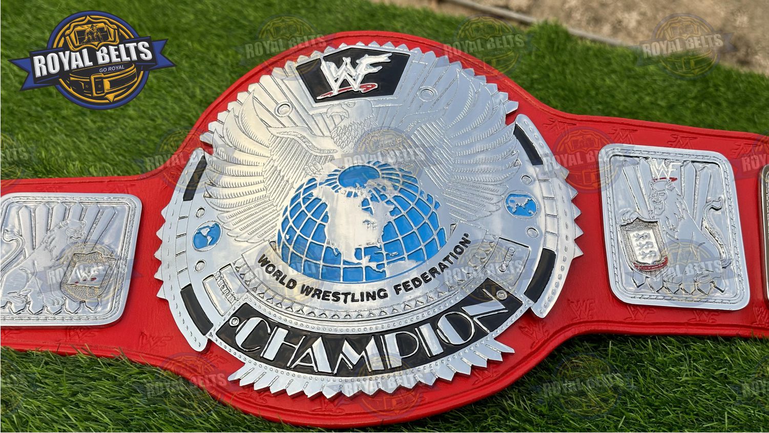 Big Eagle Scratch Logo Title Belt retro style heavyweight belt