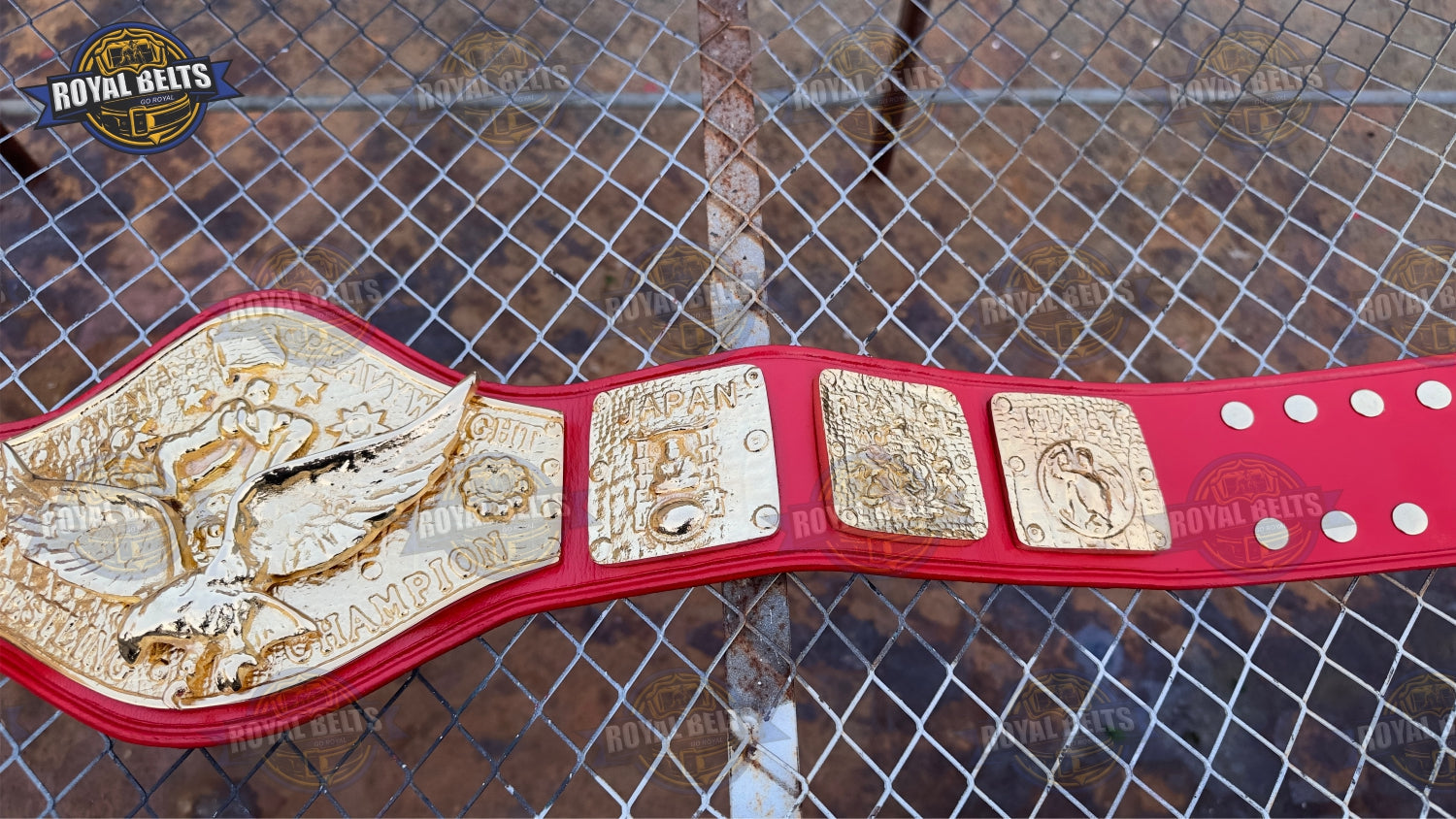 Bob Backlund Inoki belt wrestling collectible