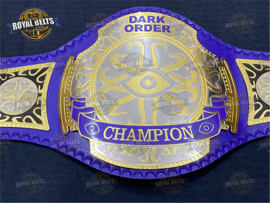Brodie Lee Dark Order TNT Championship Title Belt Adult Size Brass Plated
