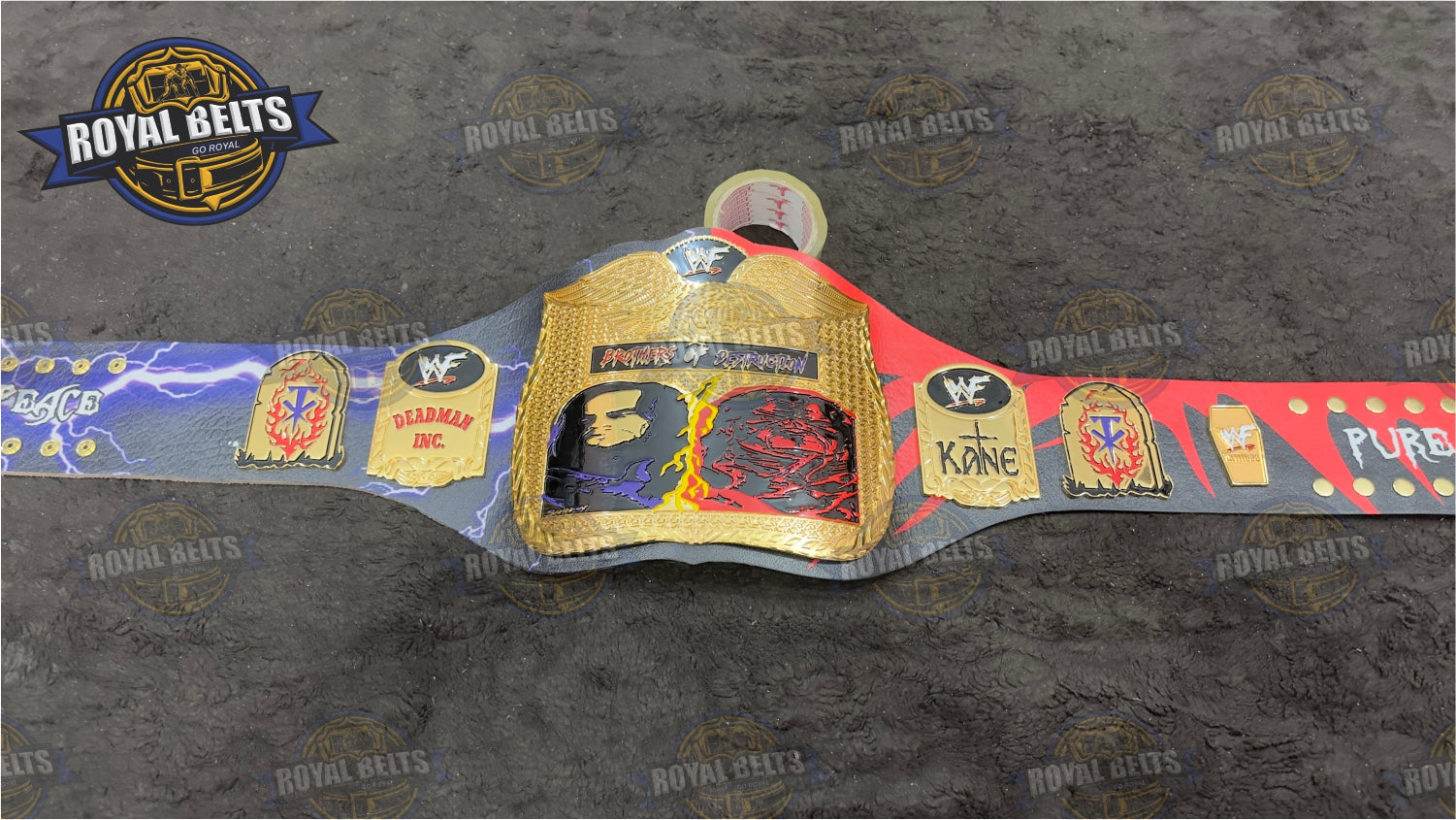 Brother Of Destruction Custom Hd CNC Wrestling Titl Belt Adult Size