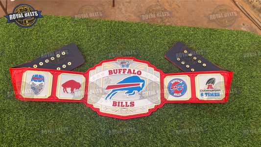 Buffalo Bills American Football Custom Championship Title Belt Adult Size Zinc Plated
