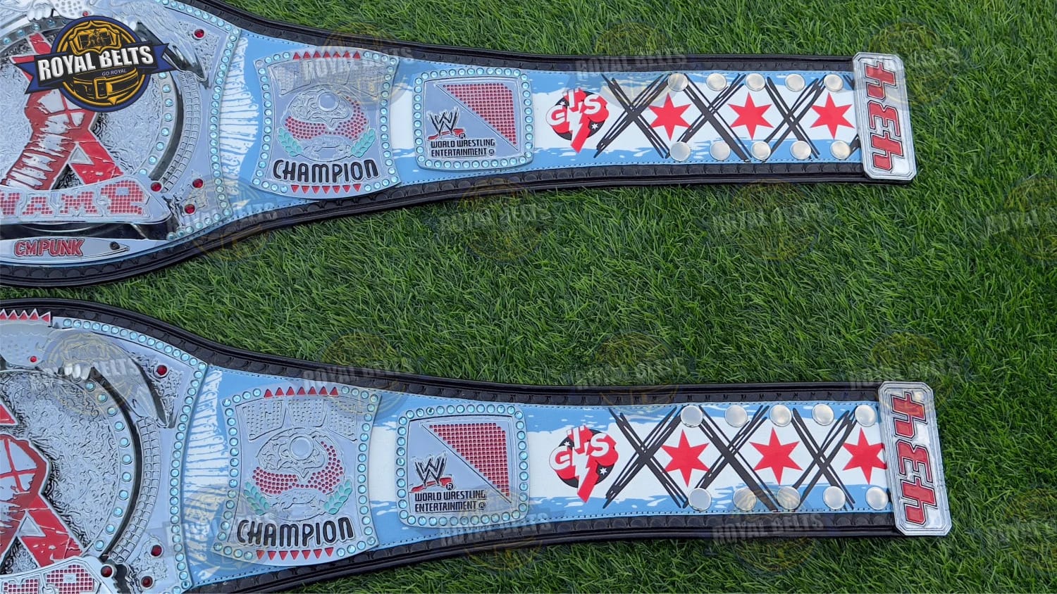 Punk Spinner Wrestling Title Belt featuring iconic spinner championship styling