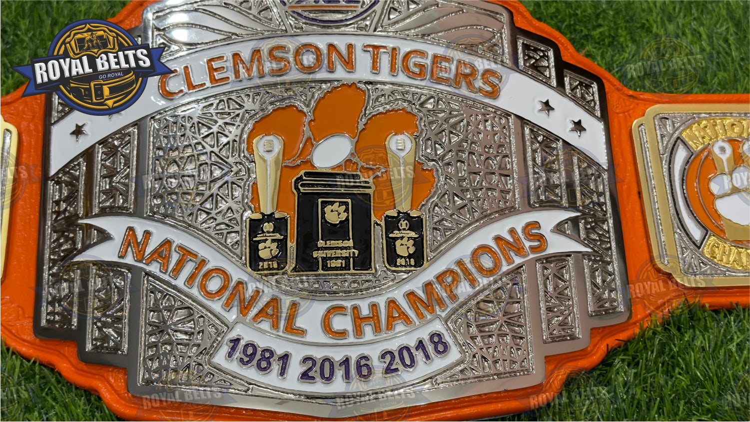 Clemson Tiger University Title Belt collector edition football championship belt 