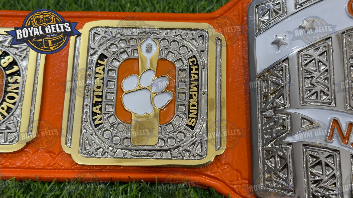 Clemson Tiger University Title Belt high quality custom championship belt