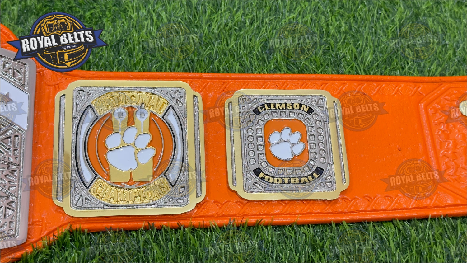 Clemson Tiger University Title Belt fan edition football championship belt
