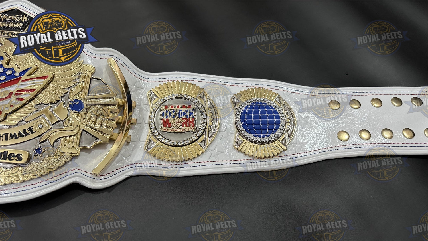 Cody Rhodes American Nightmare Title Belt adult size zinc plated wrestling belt replica