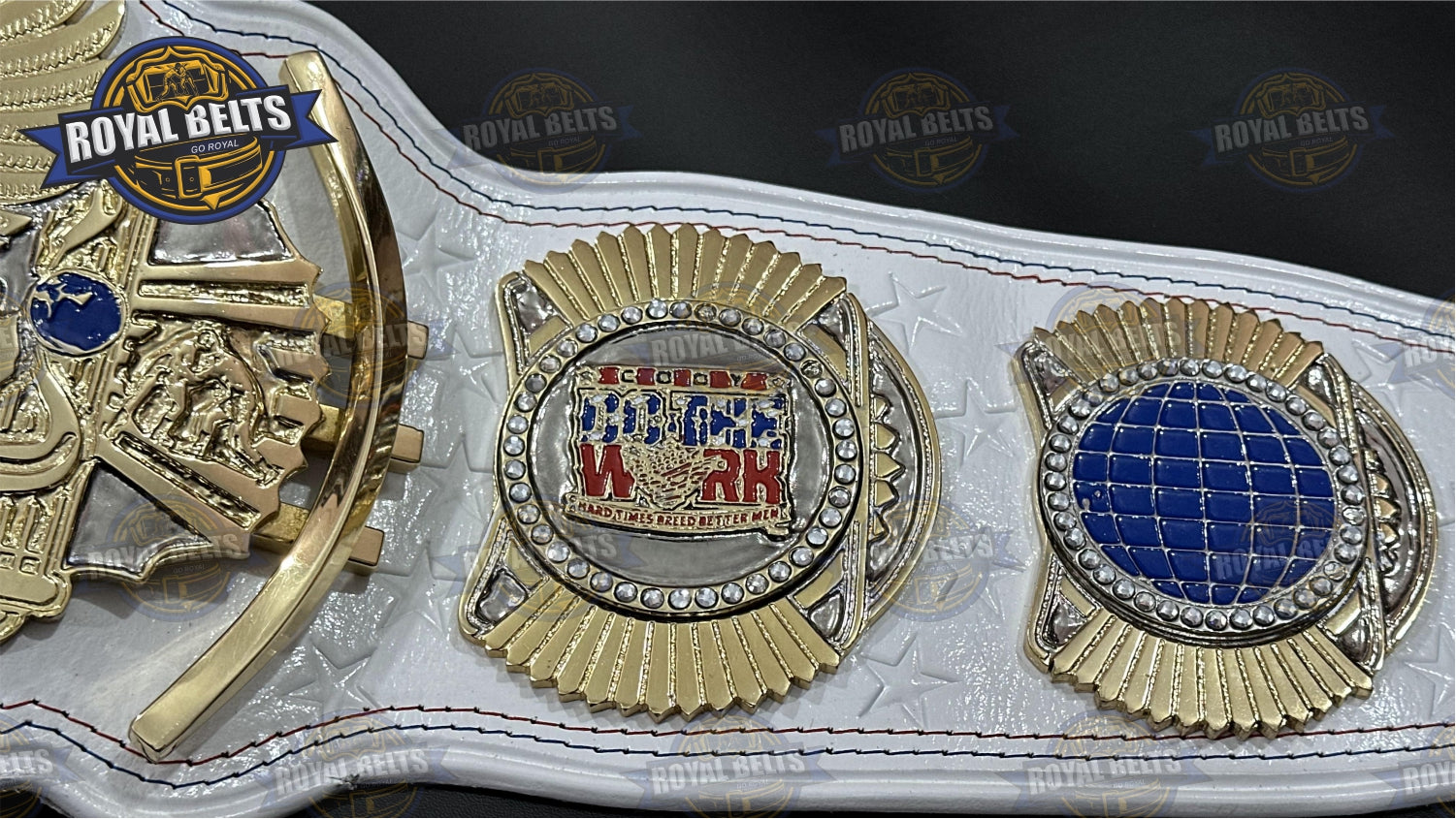 WWE Cody Rhodes belt American Nightmare zinc plated stacked plate design