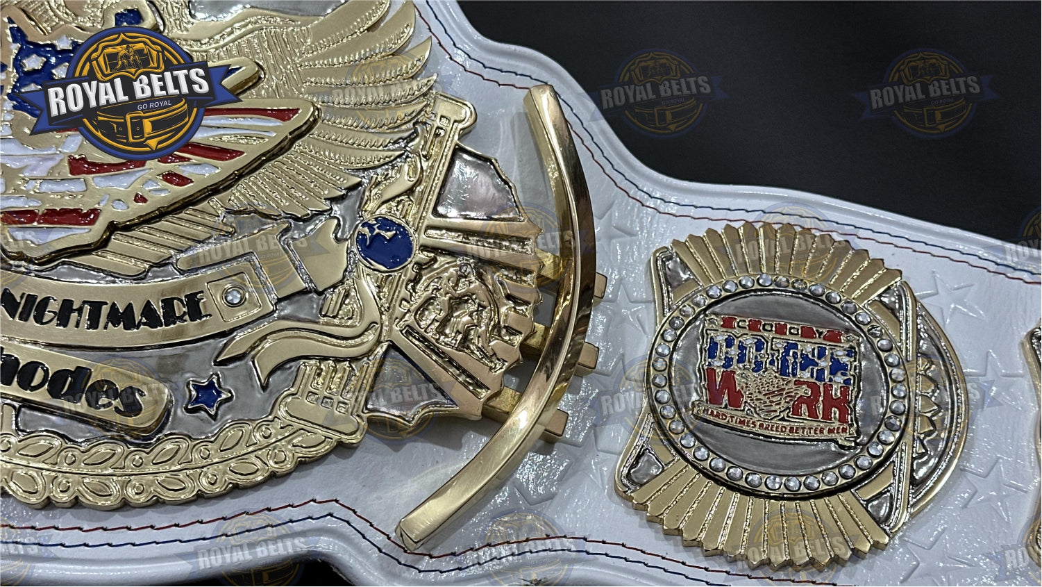 Cody Nightmare Title Belt premium zinc plated replica wrestling championship belt