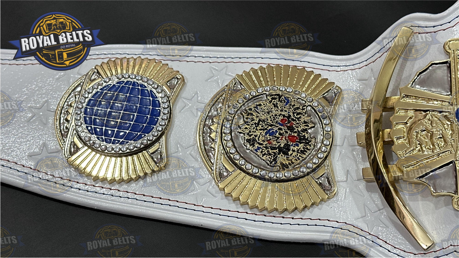 American Nightmare belt Cody Rhodes zinc plated stacked metal title belt