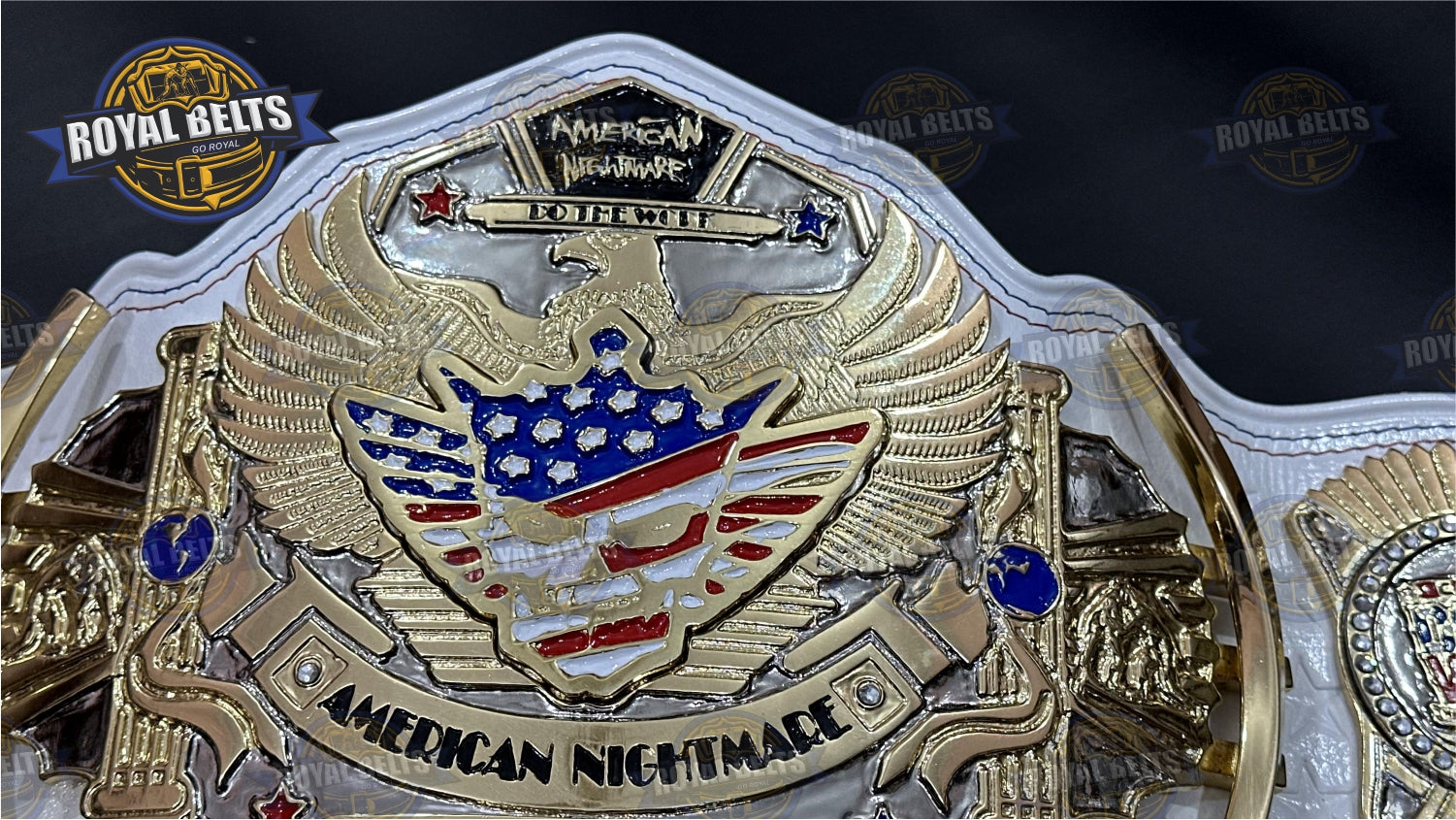 Cody Rhodes zinc plated belt with stacked plates premium WWE replica title belt Handmade by Royal Belts