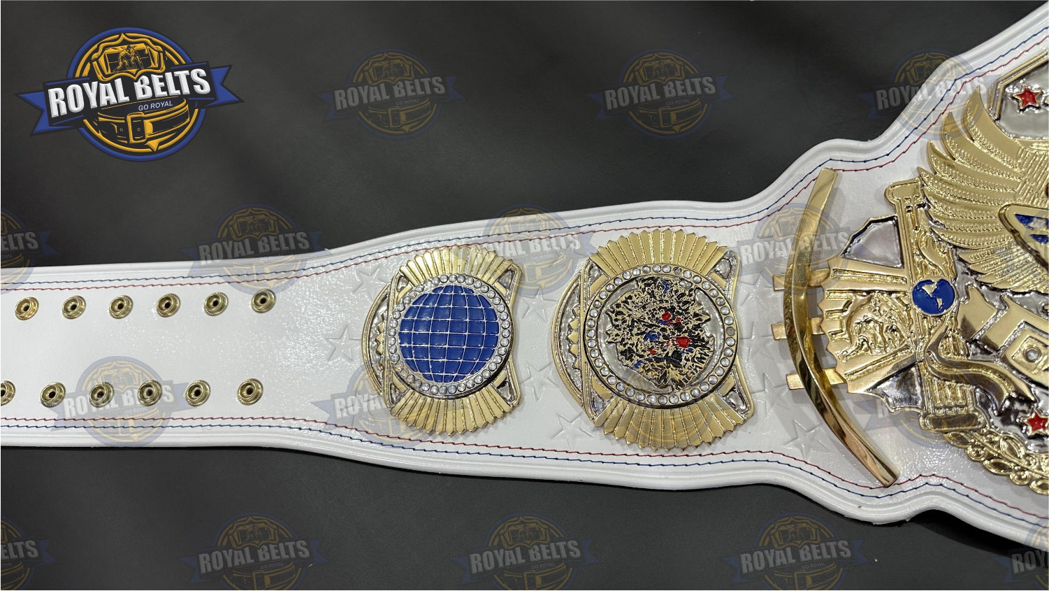 American Nightmare Cody Rhodes replica belt stacked plate zinc plated finish