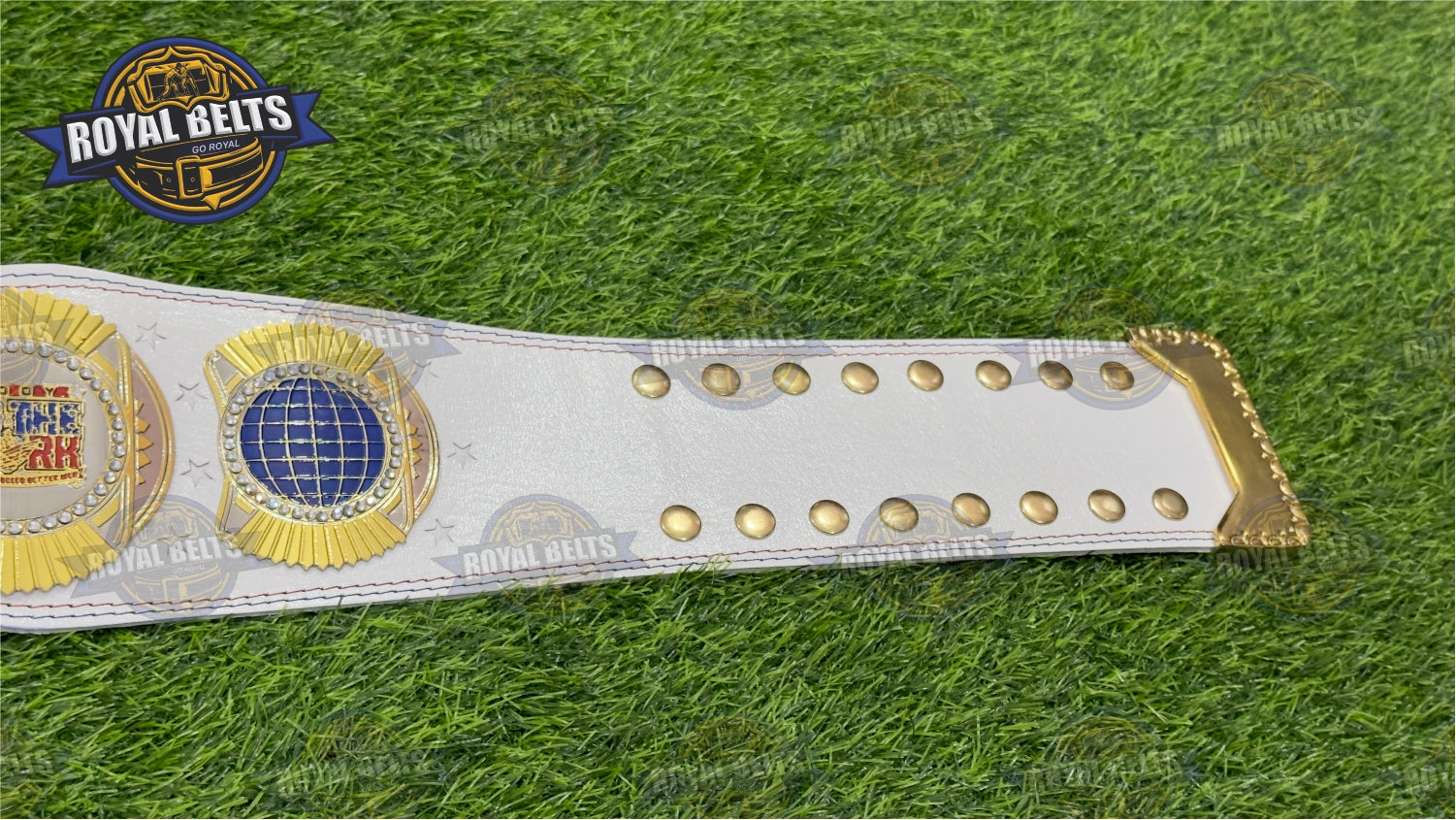 Stacked plated Cody Rhodes belt American Nightmare brass plated replica title belt