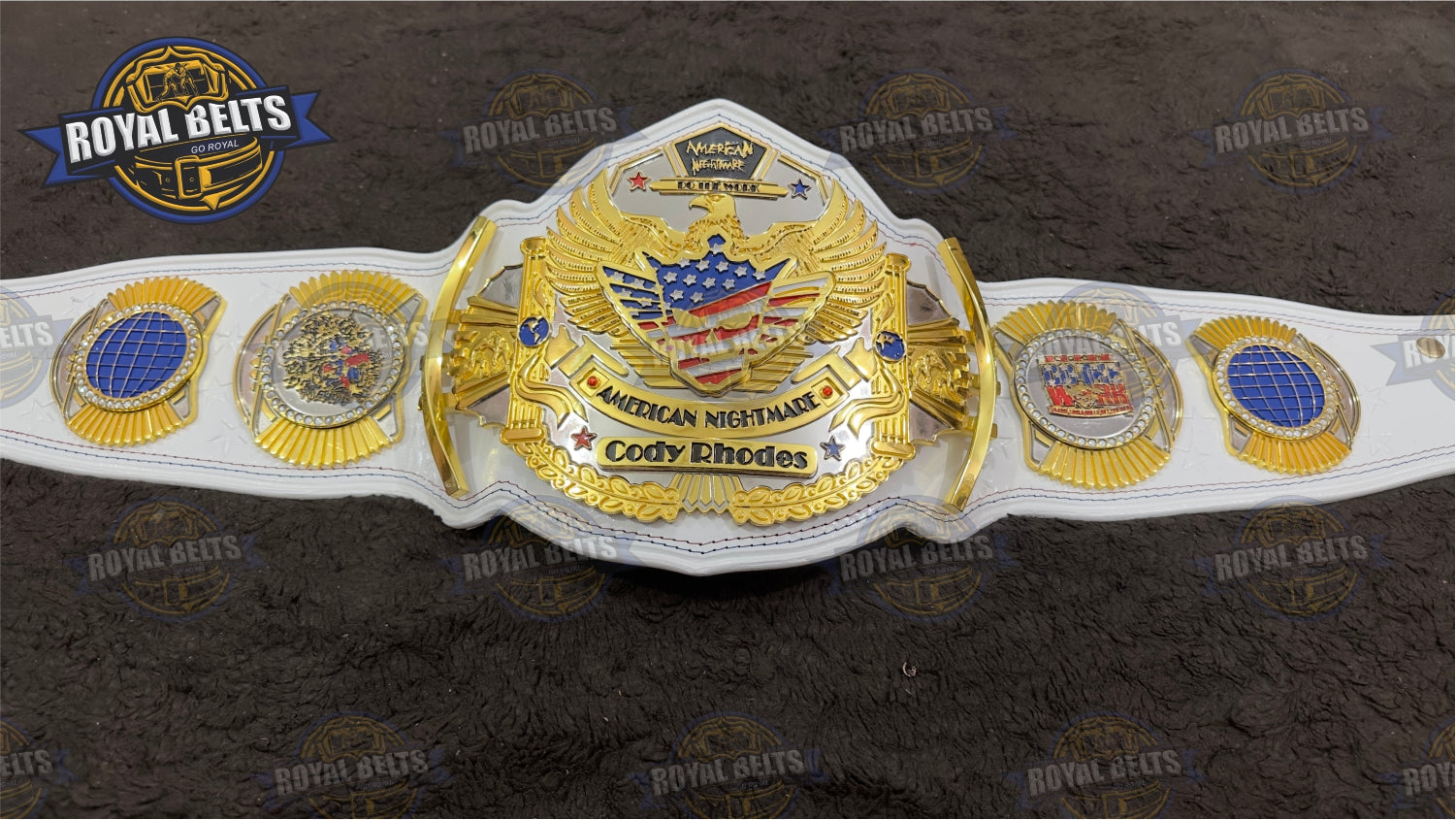 American Nightmare Cody Rhodes replica belt stacked plate HD CNC finish