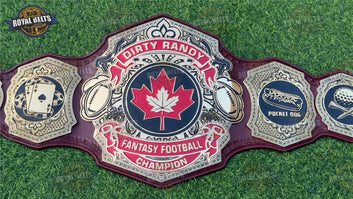 Custom Football Fantasy Championship Title Belt