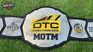DTC Custom Gym Title Belt Adult Size