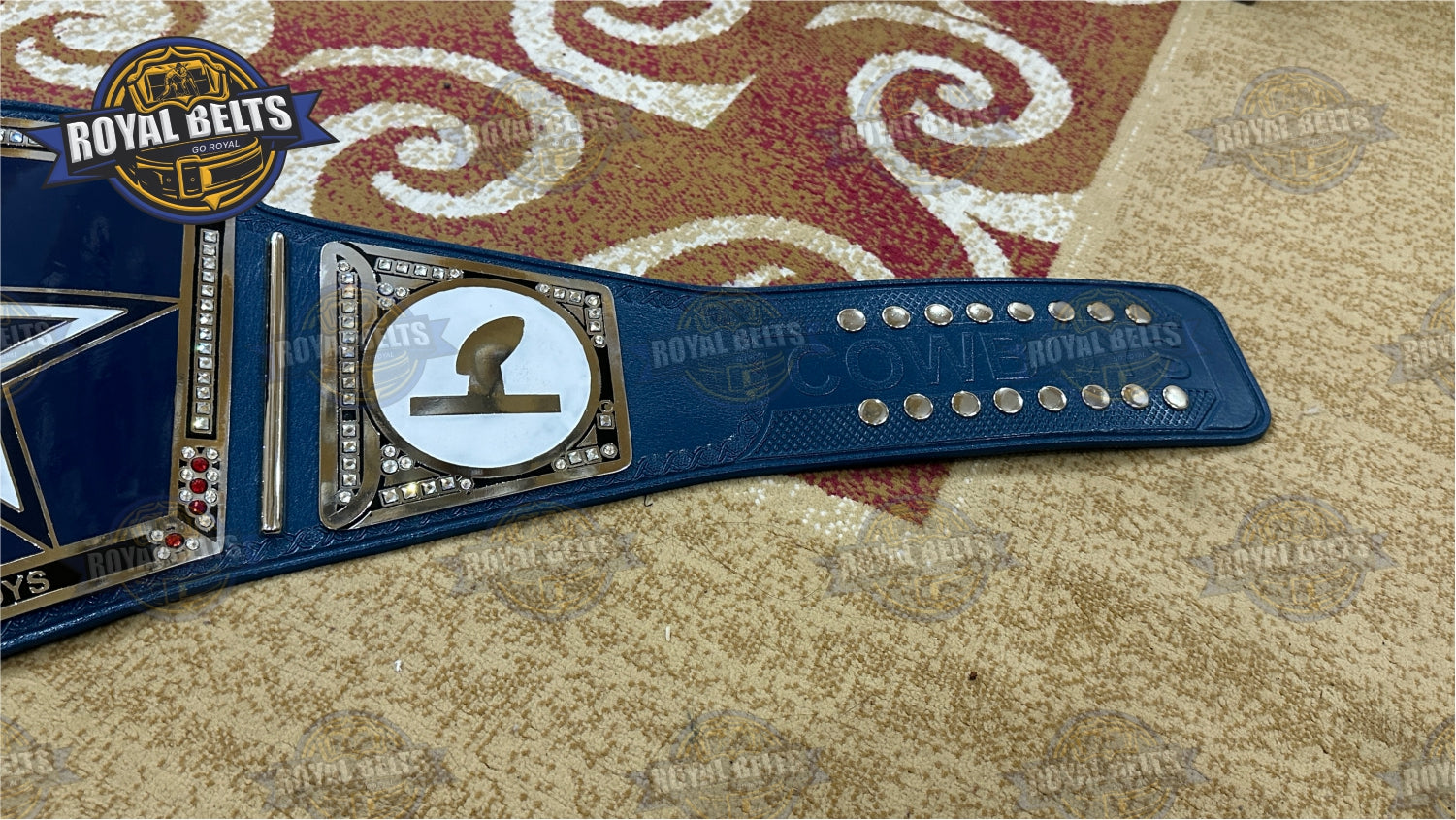 Dallas Cowboys Football NFL Title Belt custom engraved football title belt