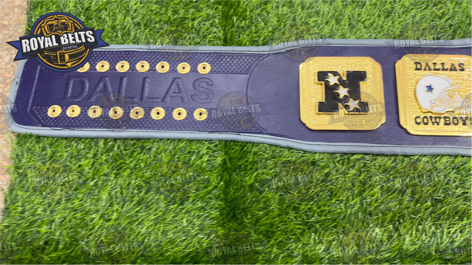 Dallas Cowboys NFL Football Title Belt custom logo championship belt 