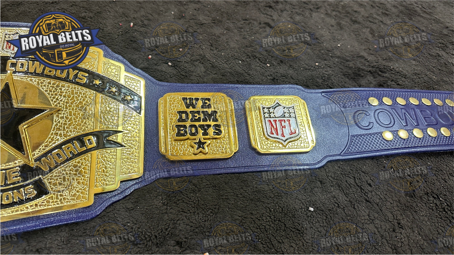 Dallas Cowboys NFL Football Title Belt premium Cowboys fan championship belt
