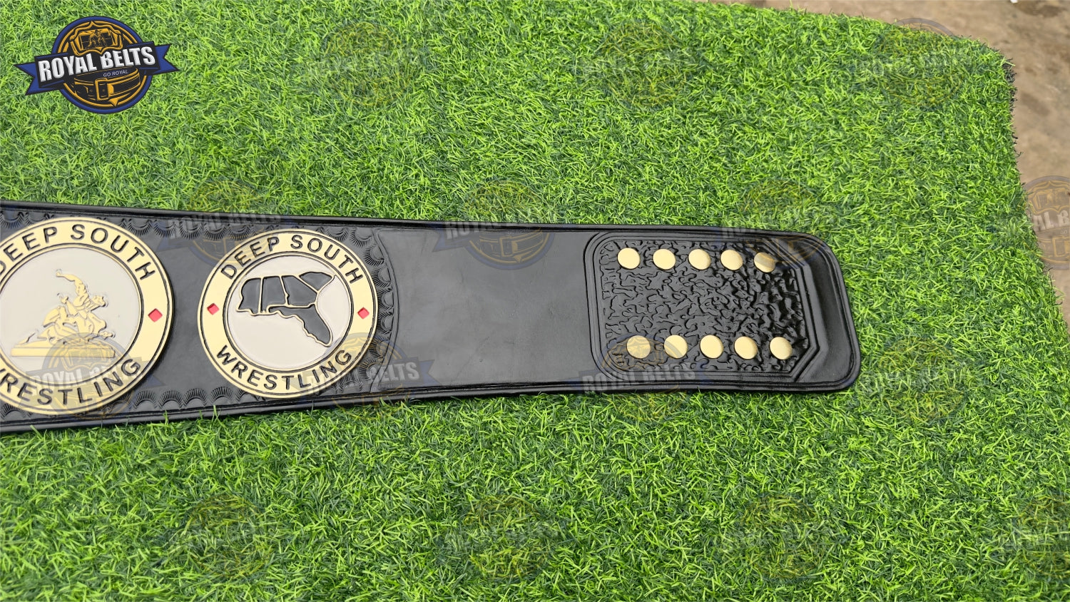 Deep South Tag Team Wrestling Championship Title Belt HD CNC