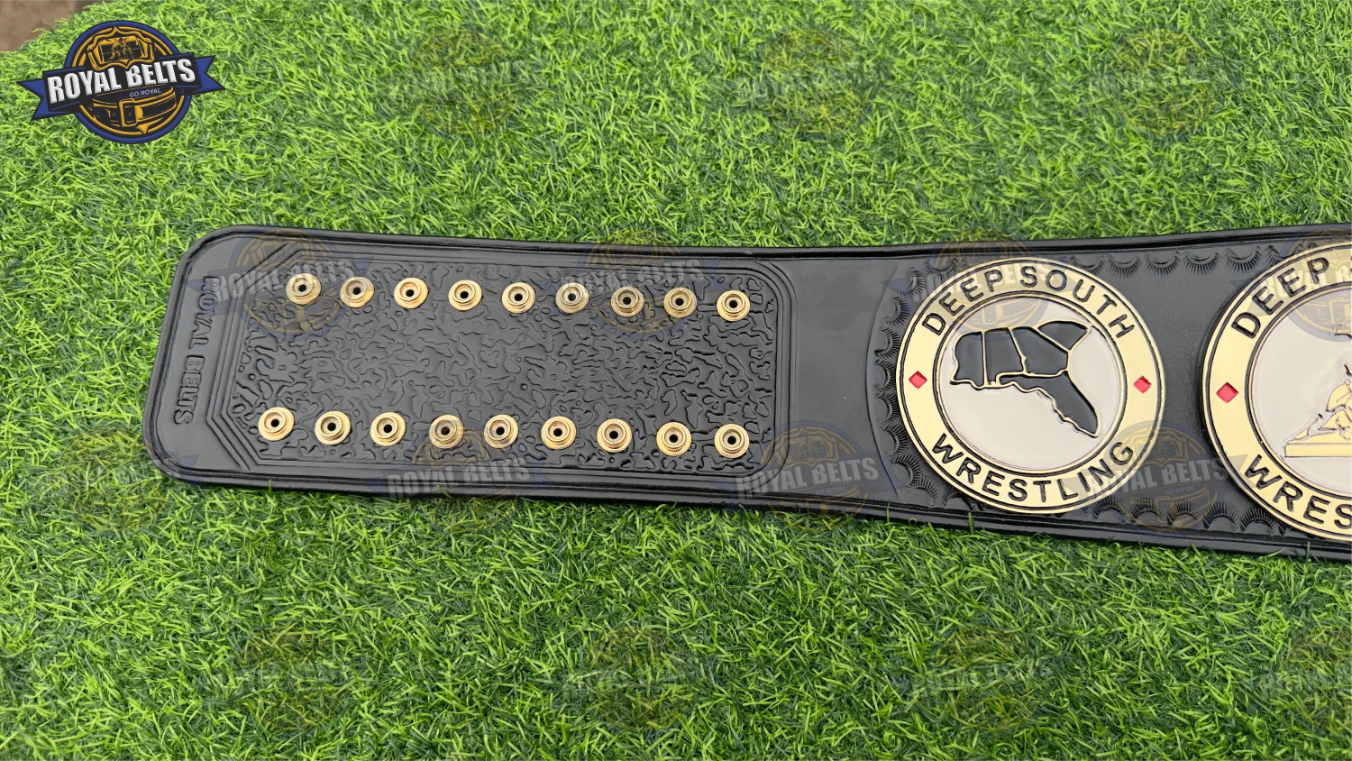 Deep South Tag Team Wrestling Championship Title Belt HD CNC