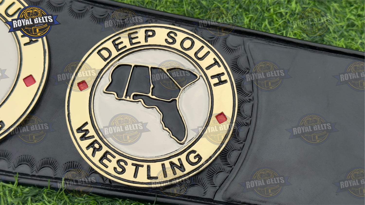 Deep South Tag Team Wrestling Championship Title Belt HD CNC
