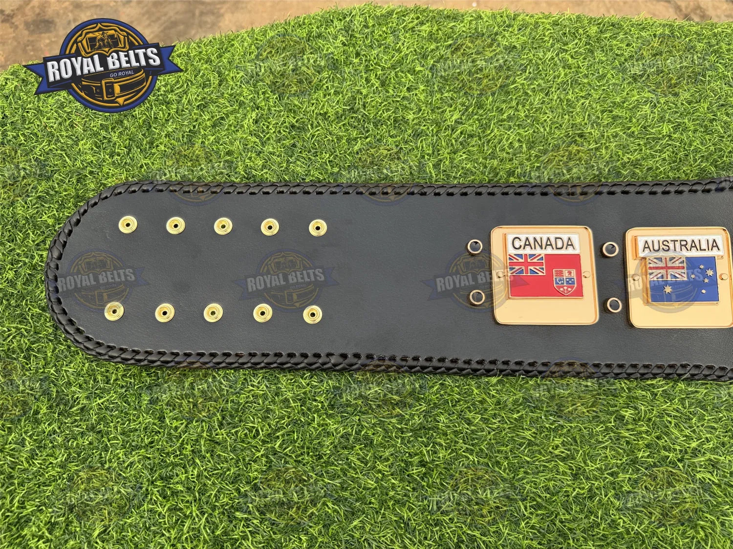 Domed Globe Ric Flair HD CNC Championship Title Belt precise CNC machining for deep etched global design