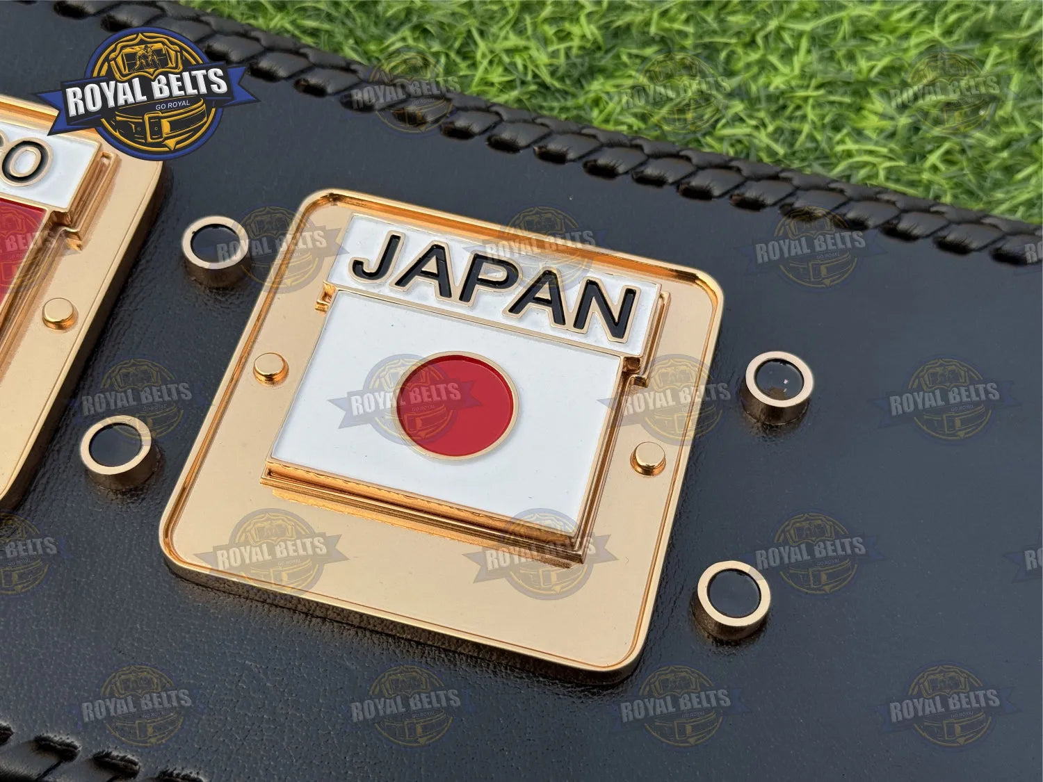 Domed Globe Ric Flair HD CNC Championship Title Belt balanced championship weight with reinforced metal plates