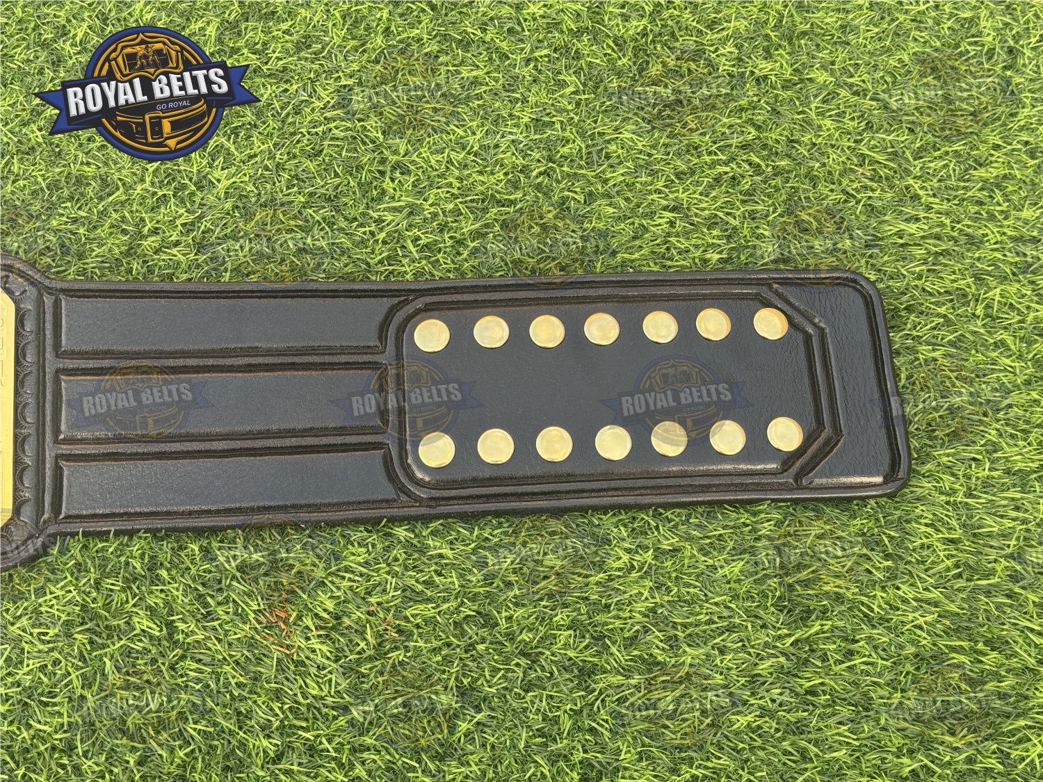 Donald Trump Custom Championship Title Belt with high relief engraving, snap closure, and leather backing