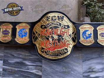TAZ ECW Championship Belt full size zinc plated wrestling title replica for fans Made by Royal Belts