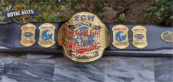ECW World Heavyweight Wrestling Championship Title Zinc Plated Belt