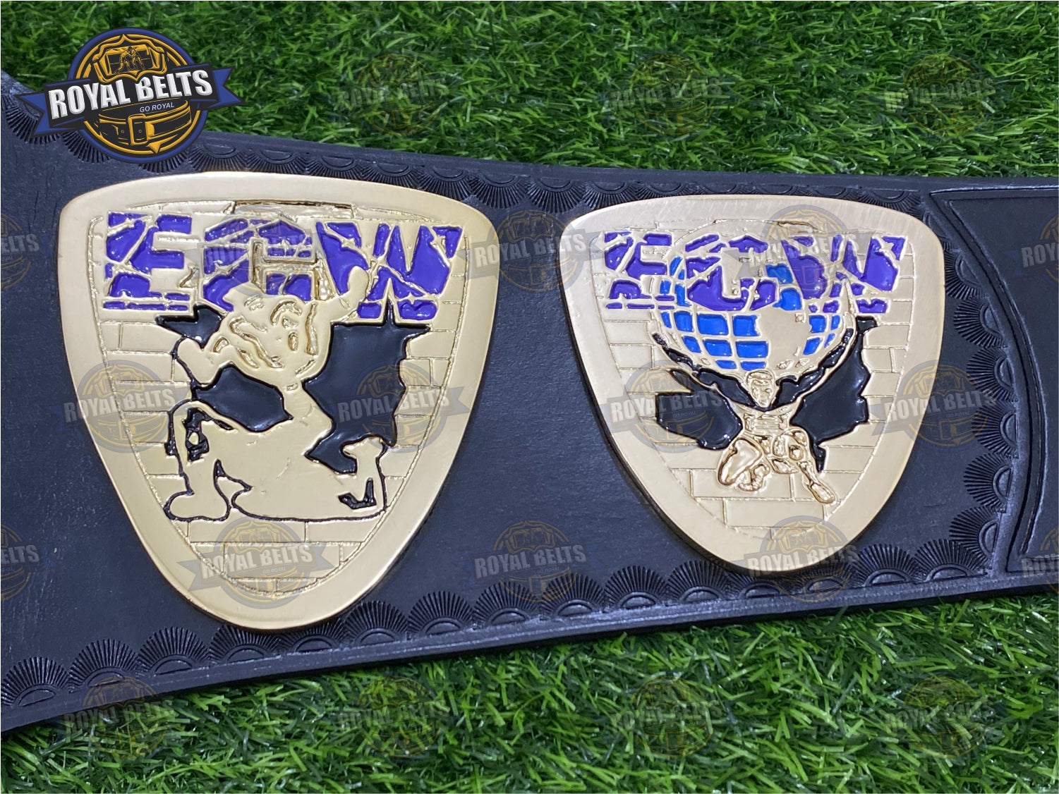 ECW Television Wrestling Belt replica adult size zinc plated TV title 
