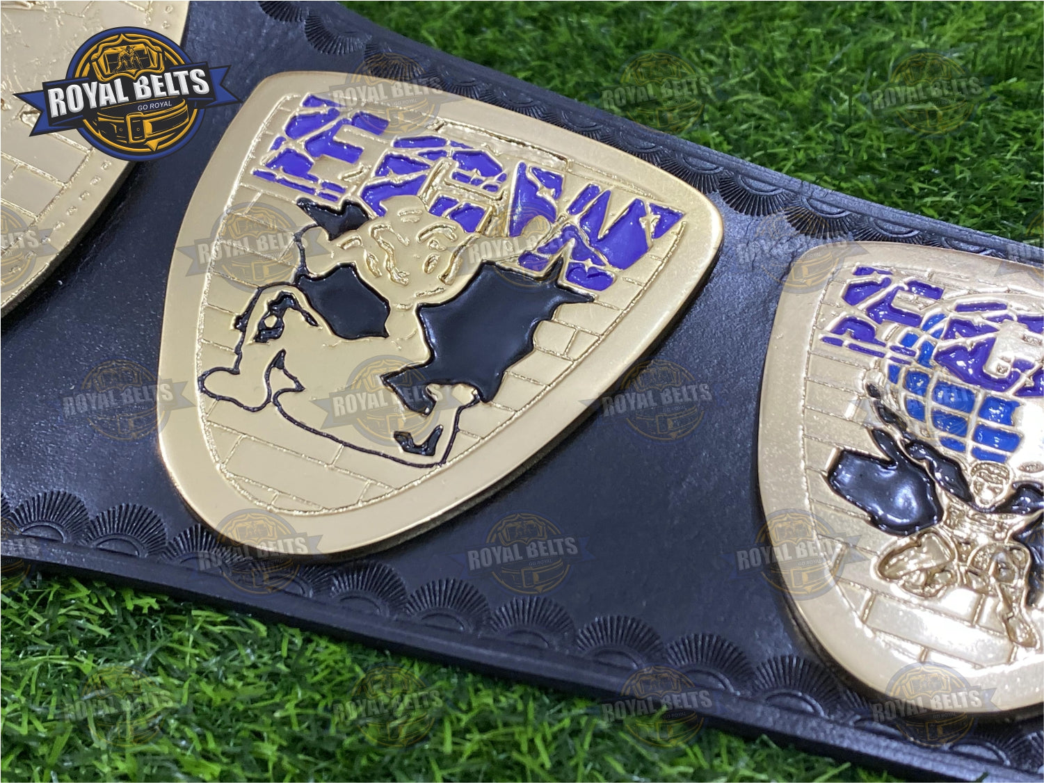 ECW TV Championship Belt replica zinc plated wrestling belt collectible