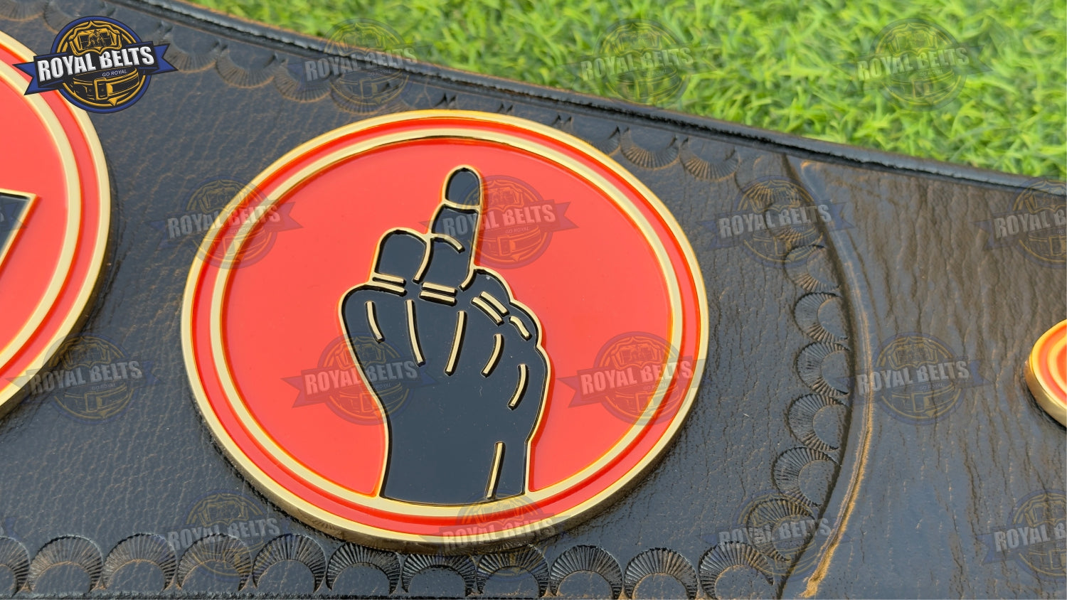 FTW TAZ CNC championship belt featuring smooth edges and high definition engraving