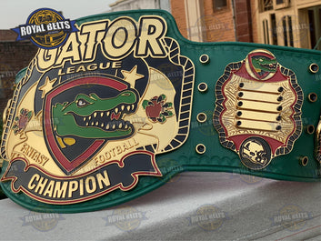 Florida Gators Fantasy Football National League Title Belt HD CNC