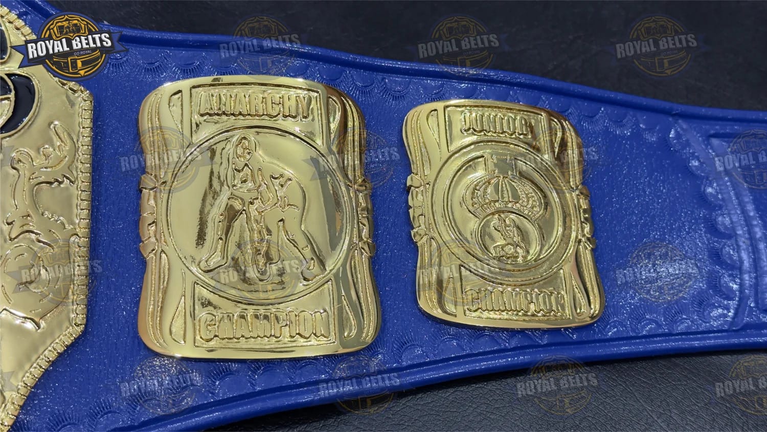Crown Junior title belt classic championship design