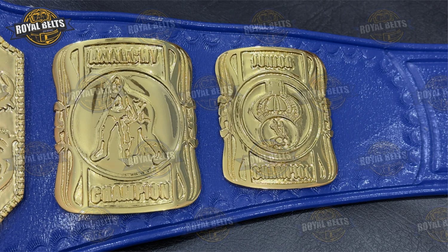 Crown Junior title belt display collectible